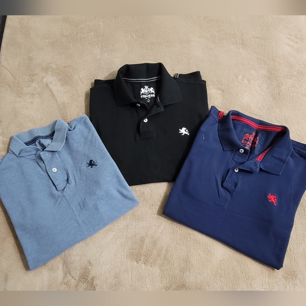 Bundle of 3 Express Polo Shirts